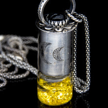 Load image into Gallery viewer, Mini Rollerball Necklace Series - Witch on Earth • Moon • Orbit