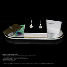 Load image into Gallery viewer, Diffuser Charm Earrings - Infinity of Flowers