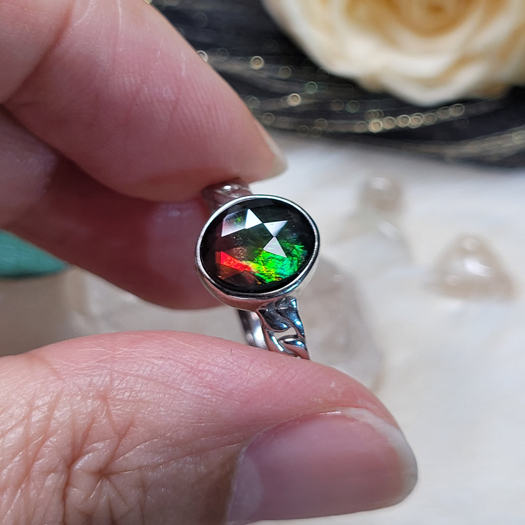 0822 班彩石S925純銀戒指（不限指圍）