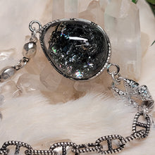 Load image into Gallery viewer, 0907 綠幽靈爆彩彩虹S925純銀設計款手鏈
