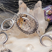 Load image into Gallery viewer, 0923 黑超七黃膠花共生礦S925純銀設計款手鏈
