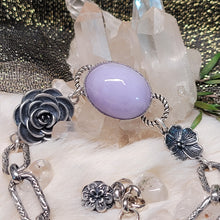 Load image into Gallery viewer, 1071 紫翡蛋面S925純銀設計款手鏈
