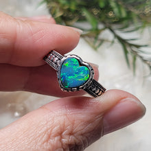 Load image into Gallery viewer, 1143 澳洲澳宝S925純銀戒指（不限指圍）
