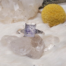Load image into Gallery viewer, 1153 螢石包裹體S925純銀戒指（不限指圍）
