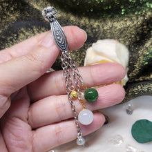 Load image into Gallery viewer, 1061 白玉碧玉球球S925純銀吊墜
