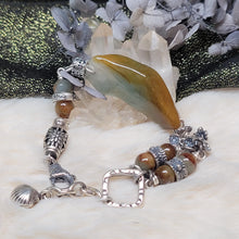 Load image into Gallery viewer, 1214 A貨翡翠特色銀手鏈
