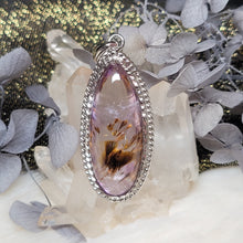 Load image into Gallery viewer, 1259 紫肽925銀包邊吊墜
