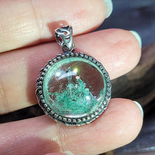 Load image into Gallery viewer, 1274 青幽靈925銀包邊吊墜
