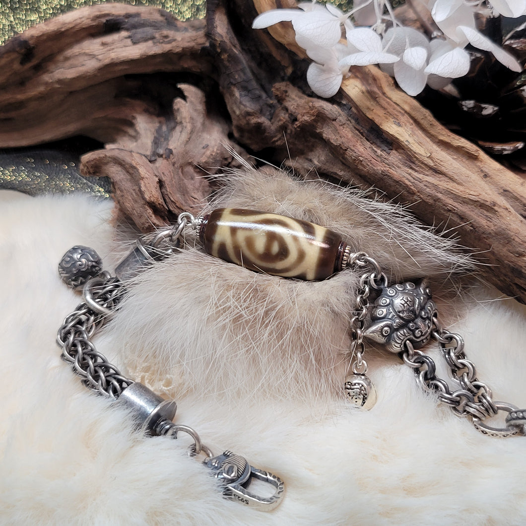 0405 佛眼天珠925銀手鏈