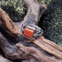 Load image into Gallery viewer, 1178 紅翡925銀戒指
