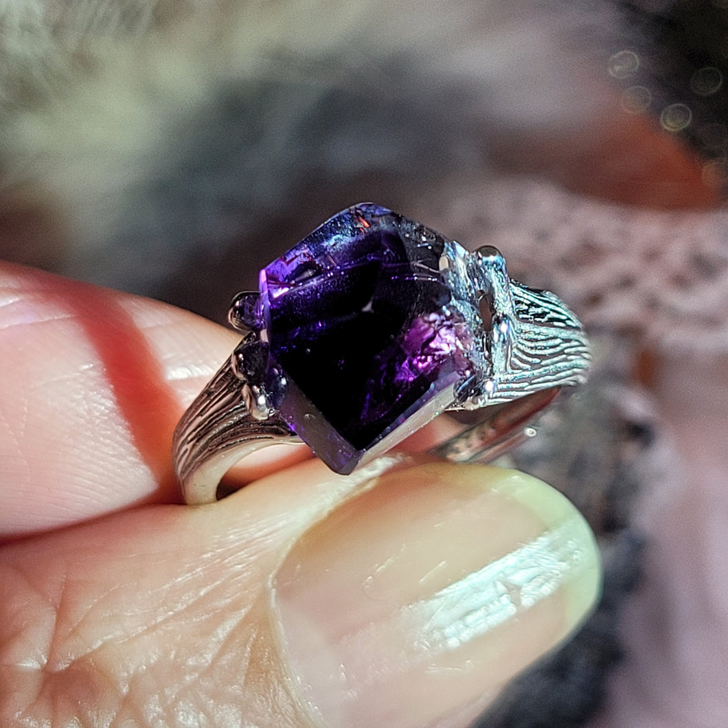 1170 紫超七隨形戒指