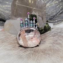 Load image into Gallery viewer, 1132 晶中晶城堡銀吊墜
