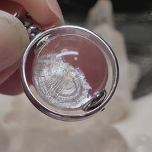 Load and play video in Gallery viewer, 0993 指紋礦S925純銀吊墜（可旋轉）
