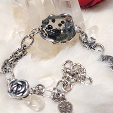 Load image into Gallery viewer, 0087 黑鐵礦團團S925純銀設計款手鏈
