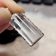 Load image into Gallery viewer, 0523 膽路針S925純銀包邊吊墜
