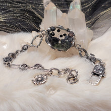 Load image into Gallery viewer, 0701 黑鐵礦團團S925純銀設計款手鏈
