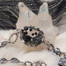 Load image into Gallery viewer, 0701 黑鐵礦團團S925純銀設計款手鏈
