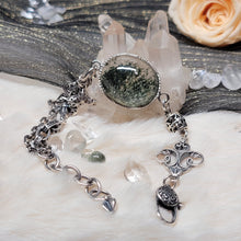 Load image into Gallery viewer, 0754 綠碧璽S925純銀設計款手鏈
