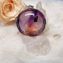 Load image into Gallery viewer, 0792 紫水晶金雲母共生礦S925純銀吊墜
