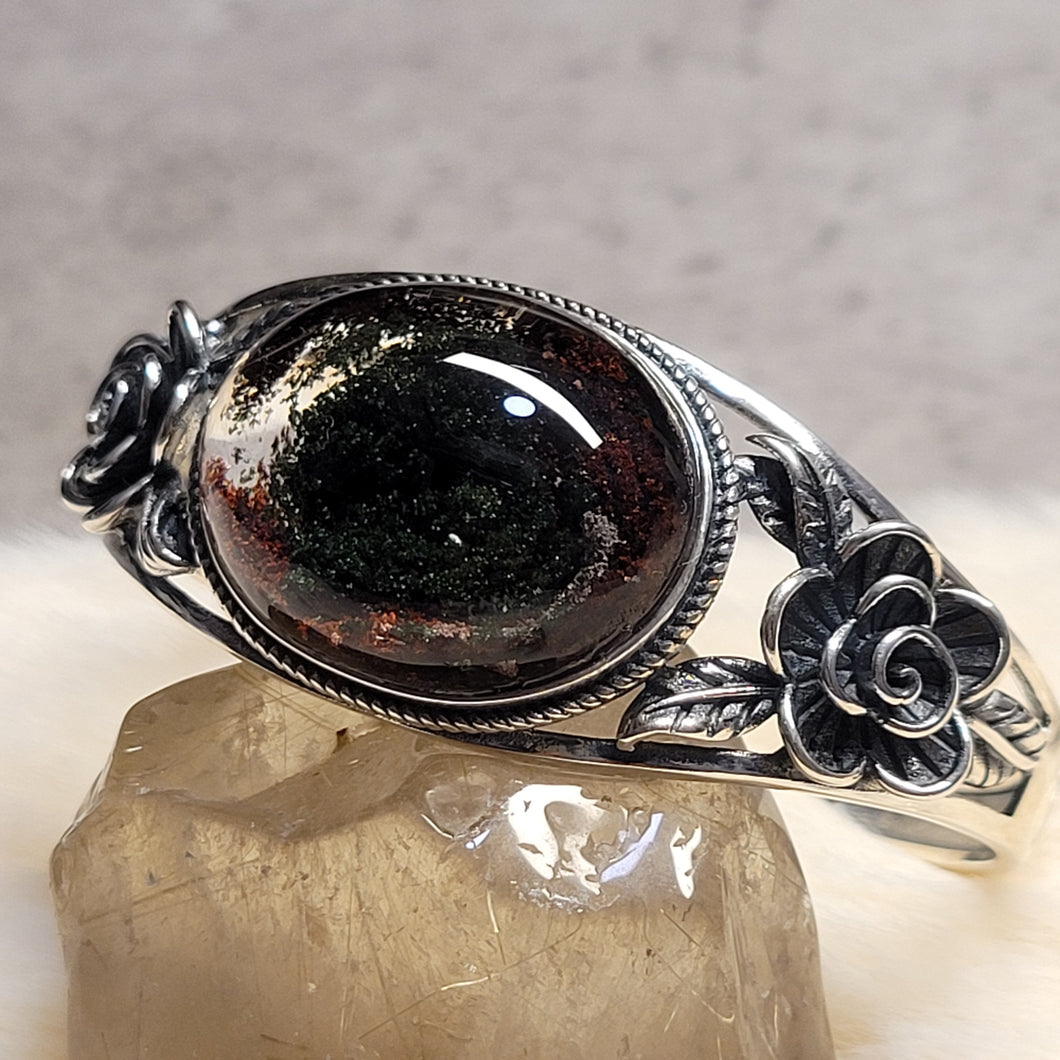 0084 紅綠幽靈S925純銀手鐲