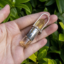 Load image into Gallery viewer, Lagoon Sunlight Rollerball Necklace Series - Citrine on Rain Forest Pattern
