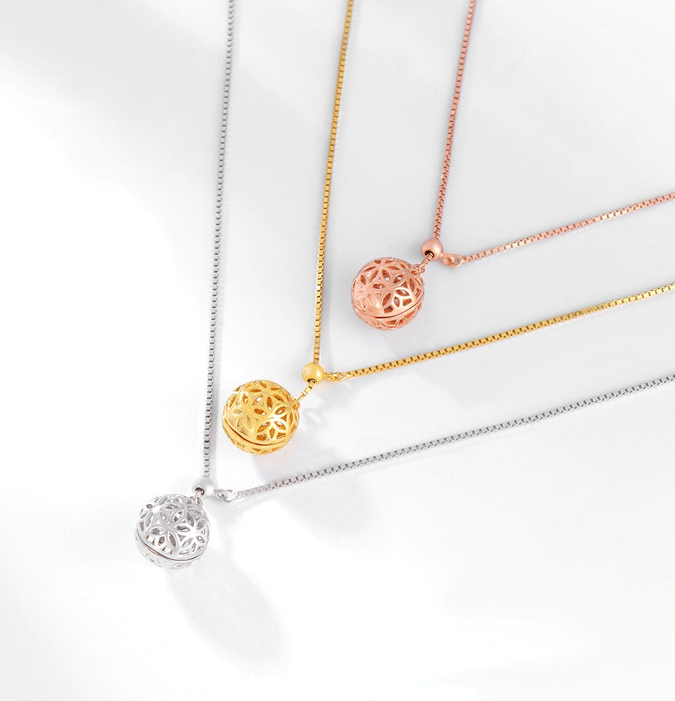 Golden Sphere Necklace