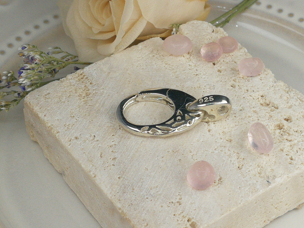 Sterling Silver Clasp (Tear)